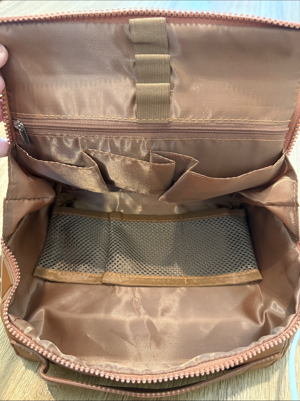 Womens cosmetic make up Bag New brown as seen in designer shops - Picture 6 of 6
